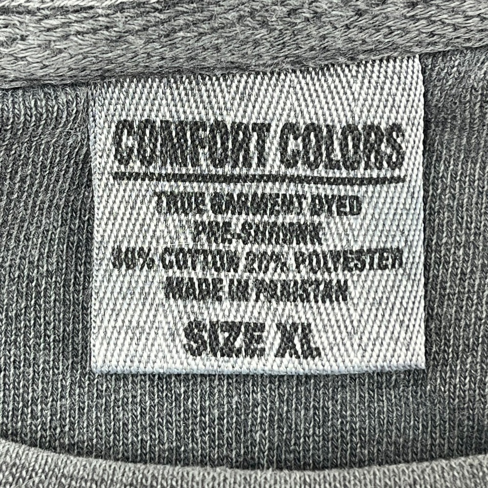 Comfort Colors Wake Forest Law Sweatshirt Mens XL Gray Garment Dyed Collegiate - Picture 2 of 9